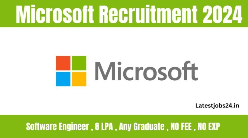 Microsoft Recruitment 2024