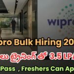 Wipro Bulk Hiring